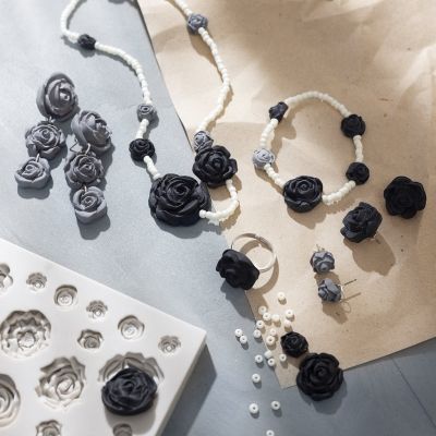 Rose clay jewellery