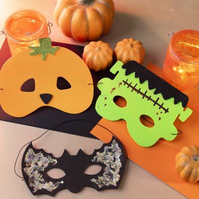 Halloween masks out of EVA foam