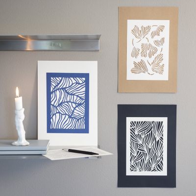 Paper wall art