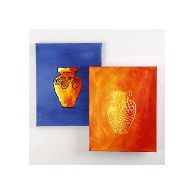Technique School: Relief Drawing using a Refill Bottle with Paint