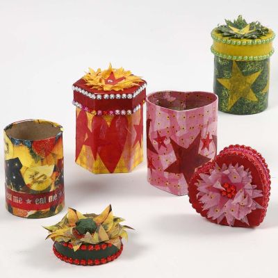 Decoupage on a Papier-Mâché Box