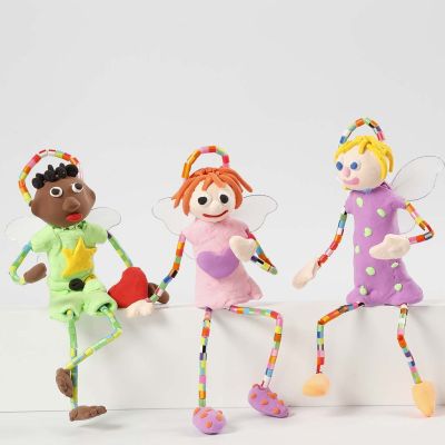 Angels made from Pipe Cleaners
