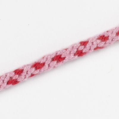 How to braid a dot pattern on a Kumihimo knotting disc