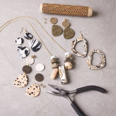 Start DIY Kit: Lær at lave smykkedele i ler