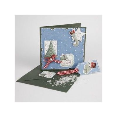 A Greeting Card with Die-Cut Card Embellishments