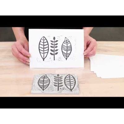 Make your own design on a carving block