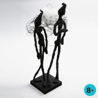 A Sculpture made from Floral Wire