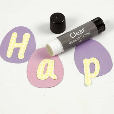 Card Eggs and Letters Bunting