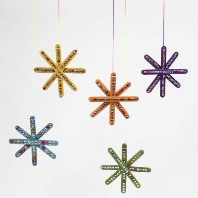 A Star from Ice Lolly Sticks