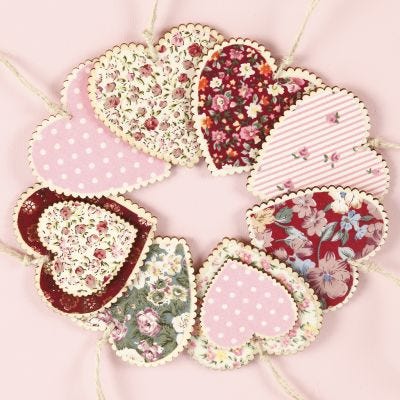 Wooden Hearts for hanging
