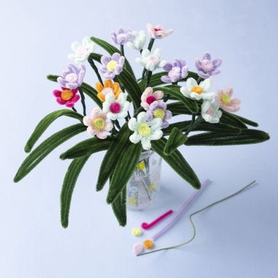 Easy pipe cleaner flowers