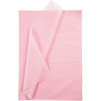 Tissue paper, 50x70 cm, 17 g, light rose, 10 sheet/ 1 pack