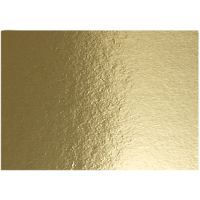 Metallic Foil Card, A4, 210x297 mm, 280 g, gold, 10 sheet/ 1 pack