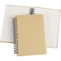 Spiral Bound Notebook, A6, 60 g, brown, 1 pc