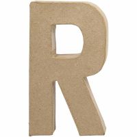 Letter, R, H: 20,5 cm, W: 11,7 cm, thickness 2,5 cm, 1 pc