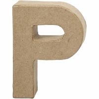 Letter, P, H: 10 cm, W: 7,7 cm, thickness 1,7 cm, 1 pc