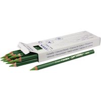 Super Ferby 1 colouring pencils, L: 18 cm, lead 6,25 mm, light green, 12 pc/ 1 pack