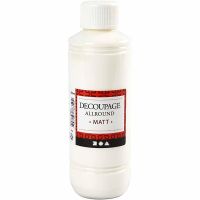 Decoupage lacquer, matt, 250 ml/ 1 bottle