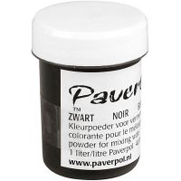 Pavercolor, black, 40 ml/ 1 tub