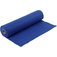 Craft Felt, W: 45 cm, thickness 1,5 mm, 180-200 g, blue, 5 m/ 1 roll