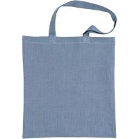 Tote bag, size  38x42 cm, 185 g, pigeon blue, 1 pack