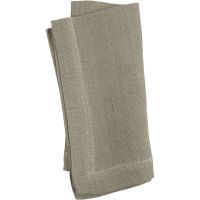 Fabric napkin, size 42 x 42 cm, 185 g, dusty green, 2 pc/ 1 pack