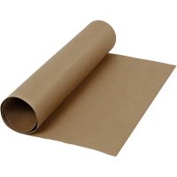 Faux Leather Paper, W: 50 cm, one coloured, 350 g, dark brown, 1 m/ 1 roll
