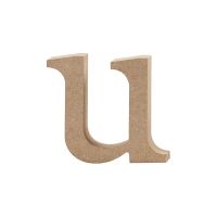 Letter, u, H: 8,5 cm, thickness 2 cm, 1 pc