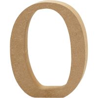 Number, 0, H: 13 cm, thickness 2 cm, 1 pc
