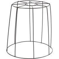 Lamp Shade, H: 20 cm, D 15,5-20 cm, black, 1 pc
