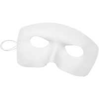Mask, H: 12 cm, W: 17 cm, white, 12 pc/ 1 pack