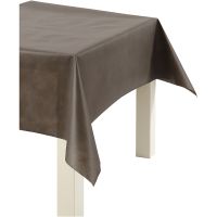 Tablecloth made of Imitation Fabric, W: 125 cm, 70 g, brown, 10 m/ 1 roll