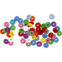 Stop Rings, assorted colours, 48 pc/ 1 pack