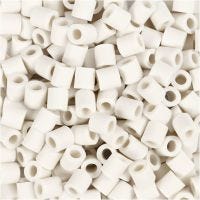 BioBeads tube beads, size 5x5 mm, hole size 2.5 mm, medium, white, 1000 pc/ 1 pack
