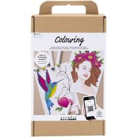 Starter Craft Kit Colouring, Drawing marker, 1 pack