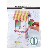 Mini Craft Kit, Milk carton ice cream parlour, 1 pack