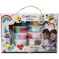 Foam Clay® and Silk Clay® Set, assorted colours, 1 set