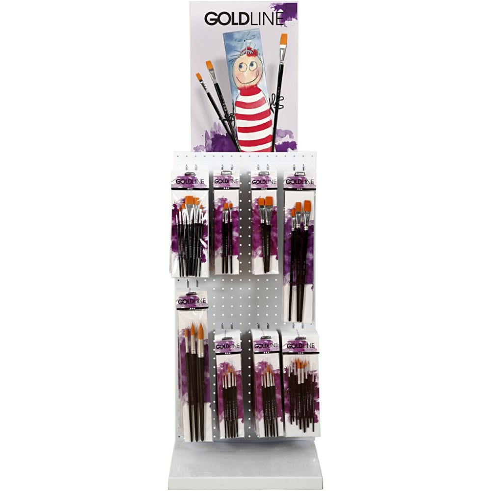 Gold Line Brushes, H: 850 mm, D: 300 mm, W: 400 mm, 96 sales units/ 1 pack