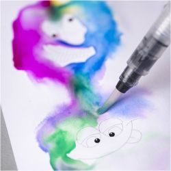 Water Brushes, size S+M+L, 10 ml, 3 pc/ 1 pack