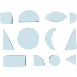 Foam Stamps, H: 25 mm, size 15-30 mm, 12 pc/ 1 pack