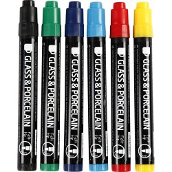 Glass and Porcelain Markers