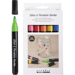 Glass and Porcelain Markers