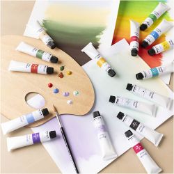 Gouache Paint, assorted colours, 24x20 ml/ 1 pack