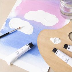 Gouache Paint, white, 3x20 ml/ 1 pack