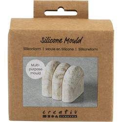 Silicone Mould, Arches, H: 5 cm, W: 4 cm, dia. 4,5 cm, 1 pc/ 1 pack