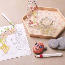 Creative Multi Marker, line 4 mm, assorted colours, 6 pc/ 1 pack