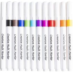 Creative Multi Marker, line 4 mm, assorted colours, 12 pc/ 1 pack