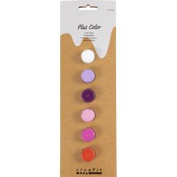 Plus Color Craft Paint, purple/pink harmony, 6x5 ml/ 1 pack
