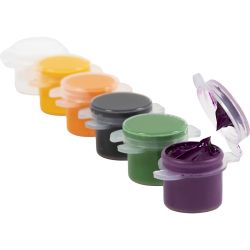 Plus Color Craft Paint, halloween colours, 6x5 ml/ 1 pack