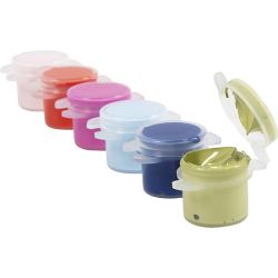 Plus Color Craft Paint, bold colours, 6x5 ml/ 1 pack